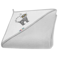 Prosop pentru bebeluși Akuku A1250 100 x 100 cm/ Bumbac/ Gray