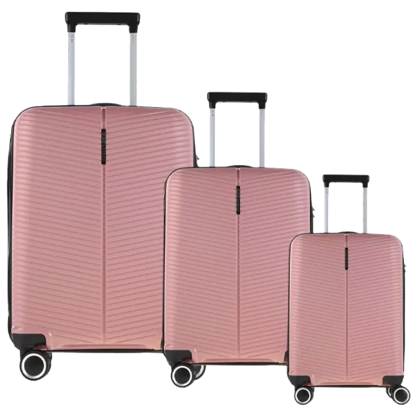 Чемодан CCS 5224 Set 105л/ Пудра photo 1 Чемодан CCS 5224 Set 105л/ Пудра photo 1