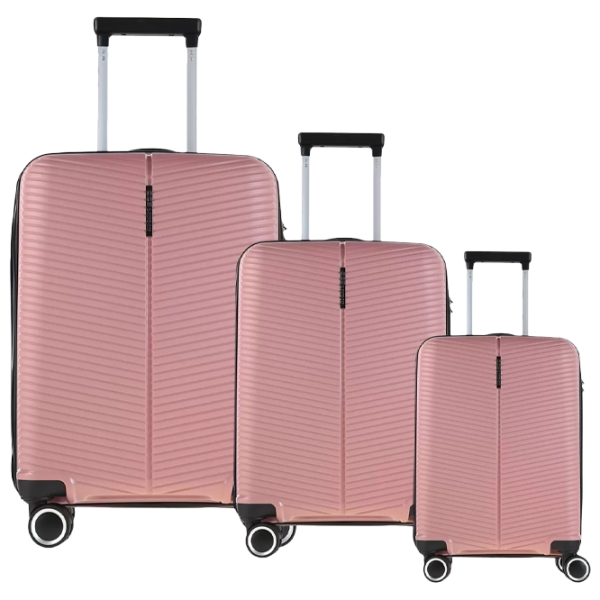 Чемодан CCS 5224 Set 105л/ Пудра photo 1 Чемодан CCS 5224 Set 105л/ Пудра photo 1