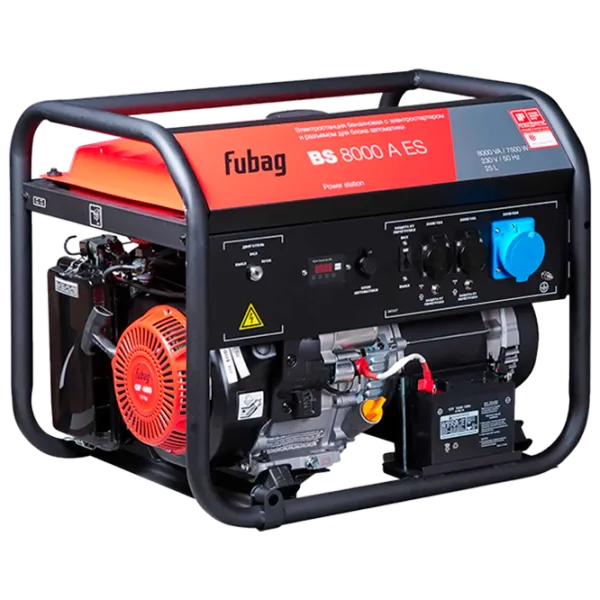 Генератор Fubag BS 8000 A ES 230 В Бензин/ 7.5 кВт photo 1
