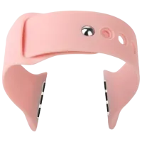 Ремень Apple Watch Fresh Color Силикон/ 38 mm/ Розовый Серебристый