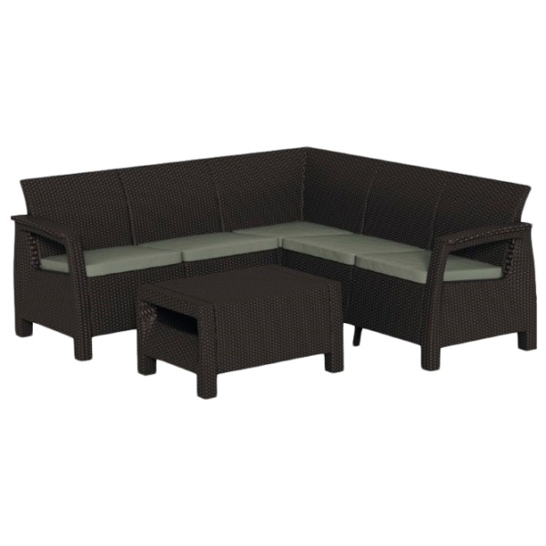 Set mobilă terasă Keter Corfu Relax Aluminiu/ Plastic/ Plastic/ Graphite photo 1