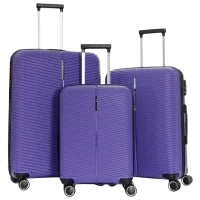 Чемодан CCS 5224 Set 105л/ Пурпурный