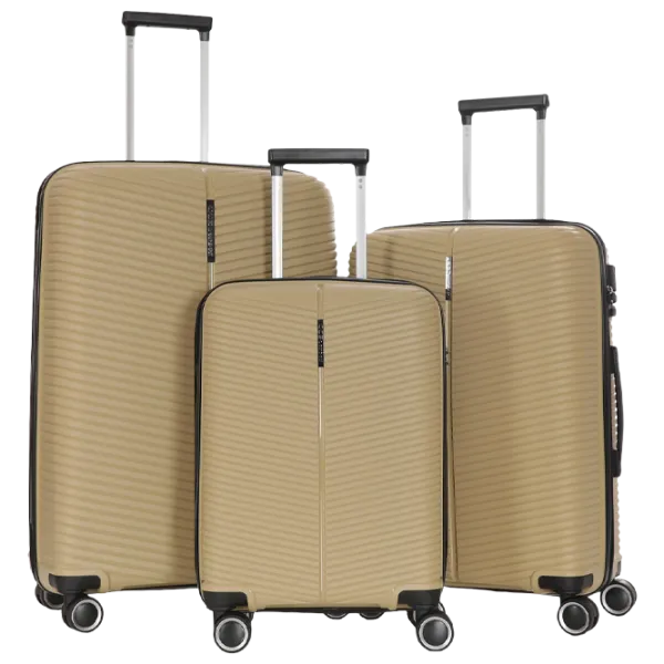 Valiză CCS 5224 Set 105l/ Beige photo 1