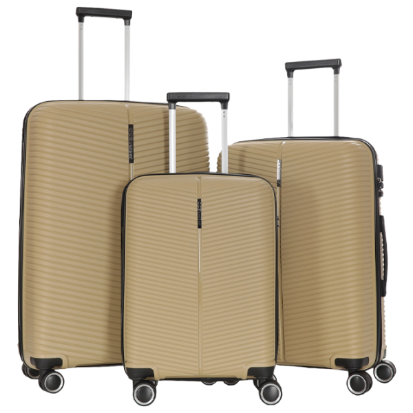 Valiză CCS 5224 Set 105l/ Beige photo 1