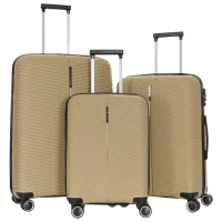 Valiză CCS 5224 Set 105l/ Beige