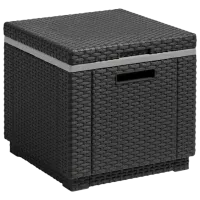 Садовый стол Keter Ice Cube Квадратный/ Графитовый