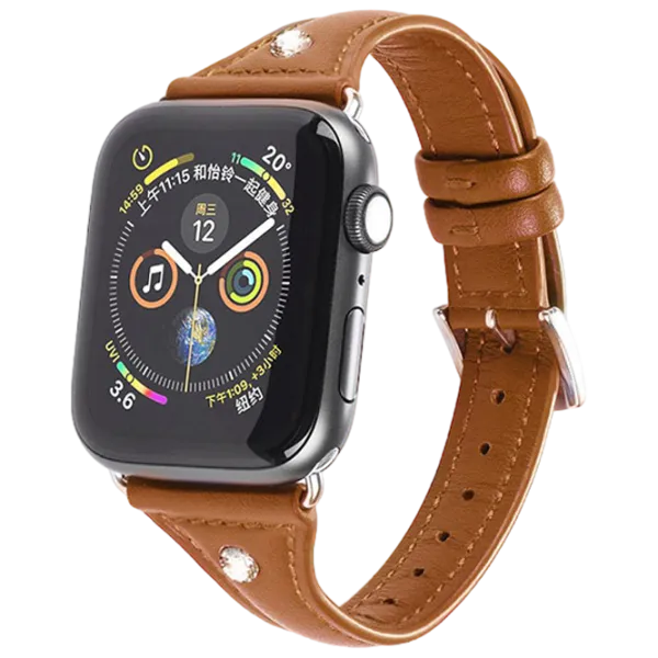 Ремень Apple Watch WB05 Кожа/ 40 мм/ Коричневый photo 1