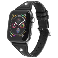 Ремень Apple Watch WB05 Кожа/ 40 мм/ Черный