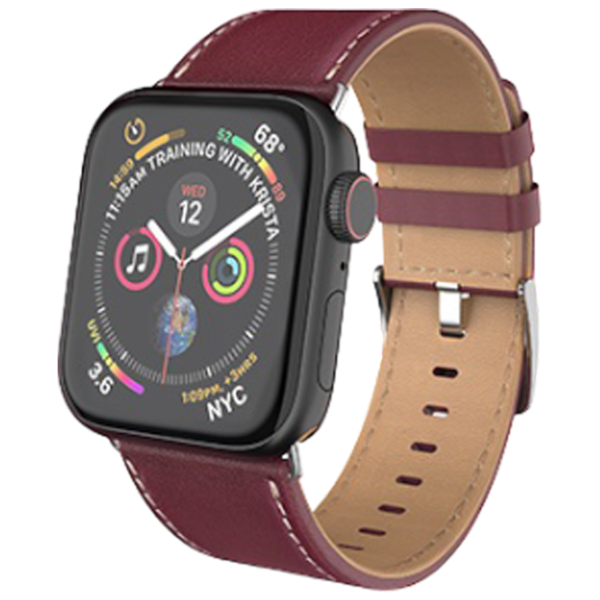 Ремень Apple Watch WB04 Duke Кожа/ 40 мм/ Красный photo 1