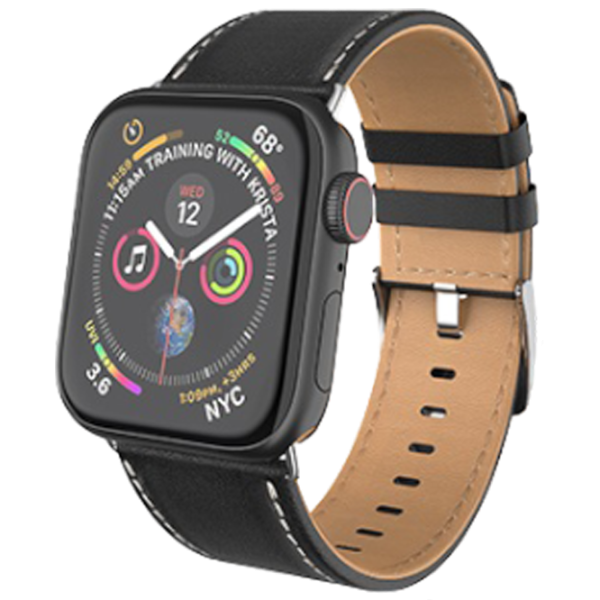 Ремень Apple Watch WB04 Duke Кожа/ 40 мм/ Черный photo 1