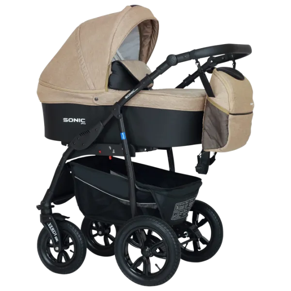 Детская коляска Verdi Sonic Plus 3 in 1 NR5/ Бежевый photo 1