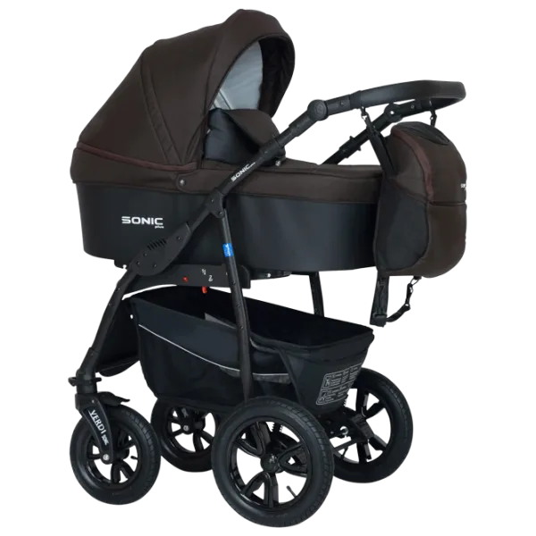 Детская коляска Verdi Sonic Plus 3 in 1 NR8/ Коричневый photo 1