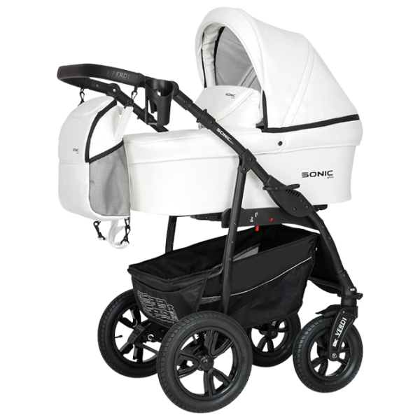 Cărucior pentru copil Verdi Sonic Plus Pro 3 in 1 NR6/ White photo 1