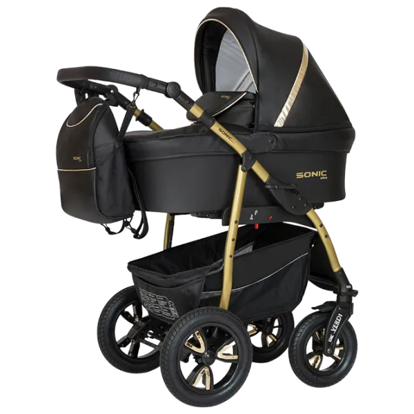 Cărucior pentru copil Verdi Sonic Plus Pro 3 in 1 NR G1/ Black photo 1