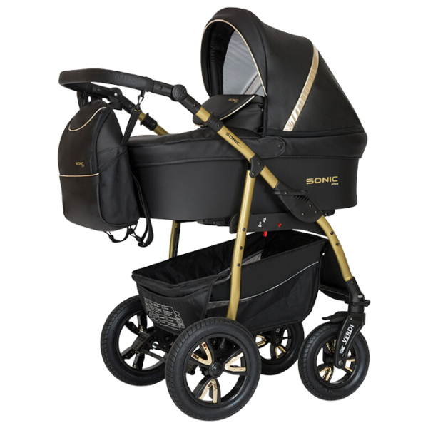 Cărucior pentru copil Verdi Sonic Plus Pro 3 in 1 NR G1/ Black photo 1