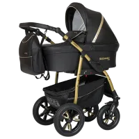 Детская коляска Verdi Sonic Plus Pro 3 in 1 NR G1/ Черный