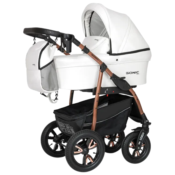 Cărucior pentru copil Verdi Sonic Plus Pro 3 in 1 NR C2/ White photo 1