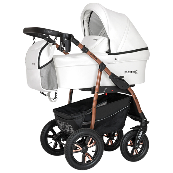 Cărucior pentru copil Verdi Sonic Plus Pro 3 in 1 NR C2/ White photo 1