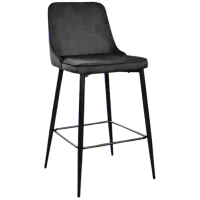 Scaun de bar Deco (НФ-0004892) Catifea/ Metal/ Black