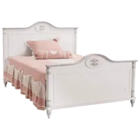 Pat pentru copii Cilek Romantic 120 x 200 cm/ PAL/ White