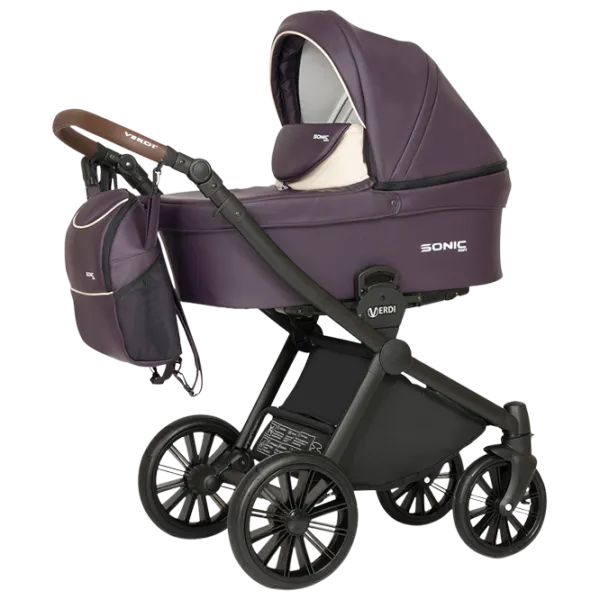 Детская коляска Verdi Sonic Soft 3 in 1 NR1/ Фиолетовый photo 1