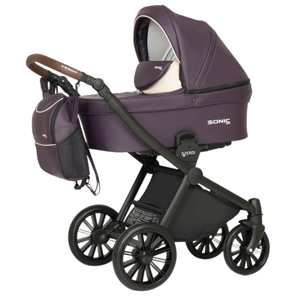 Детская коляска Verdi Sonic Soft 3 in 1 NR1/ Фиолетовый photo 1