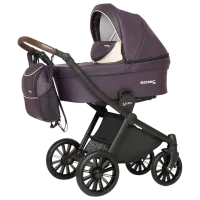 Детская коляска Verdi Sonic Soft 3 in 1 NR1/ Фиолетовый
