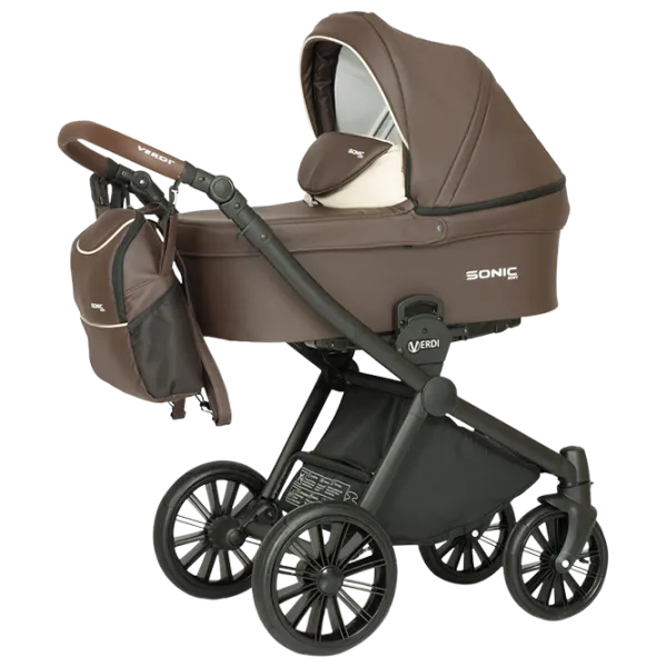 Детская коляска Verdi Sonic Soft 3 in 1 NR3/ Коричневый photo 1