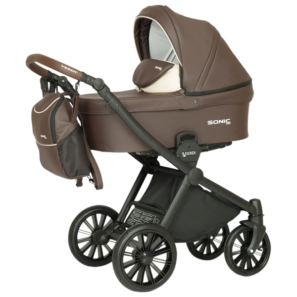 Детская коляска Verdi Sonic Soft 3 in 1 NR3/ Коричневый photo 1