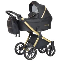 Детская коляска Verdi Sonic Soft 3 in 1 NR7/ Черный