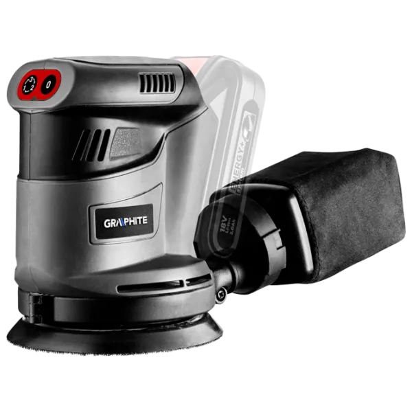 Șlefuitor Graphite 58G014 Cu excentric/ Gray photo 1