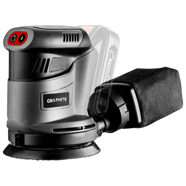 Șlefuitor Graphite 58G014 Cu excentric/ Gray photo 1