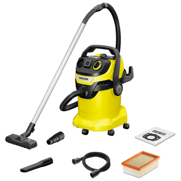 Aspirator industrial KARCHER WD 6 P V-25/ 8/ 22T (1.628-313.0) 1300 W/ Yellow photo 1