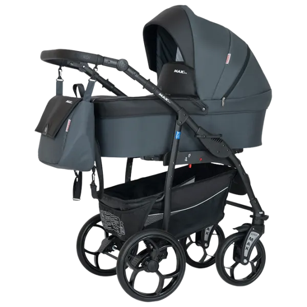 Cărucior pentru copil Verdi Max Plus 3 in 1 NR1/ Black photo 1