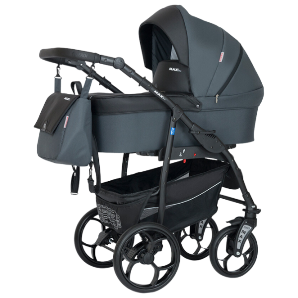 Cărucior pentru copil Verdi Max Plus 3 in 1 NR1/ Black photo 1