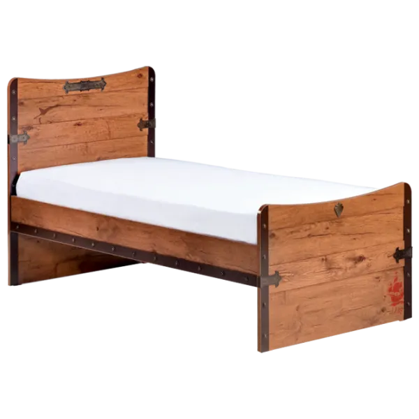 Детская кровать Cilek Pirate 100 x 200 см/ ЛДСП/ Коричневый photo 1