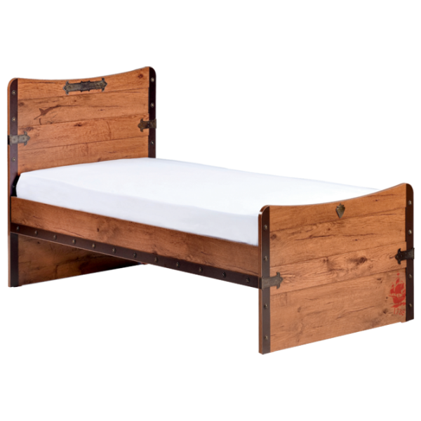 Детская кровать Cilek Pirate 100 x 200 см/ ЛДСП/ Коричневый photo 1
