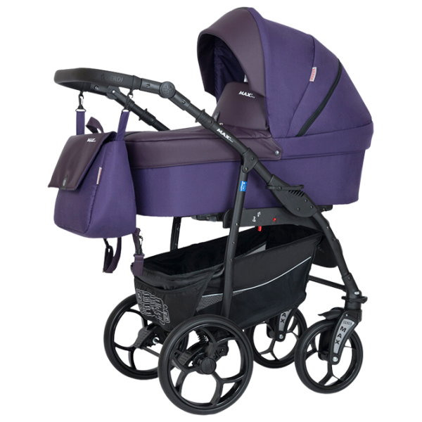 Детская коляска Verdi Max Plus 3 in 1 NR2/ Фиолетовый photo 1