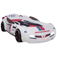 Pat pentru copii Cilek Biturbo 90 x 195 cm / PAL / White