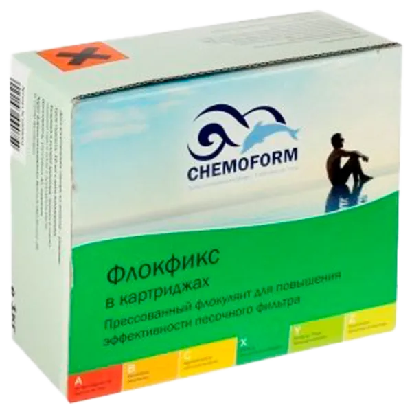 Cartuş Chemoform Flockfix comprimate/ pentru apa tulbure/ 125 g photo 1