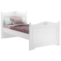 Pat pentru copii Cilek Rustic 120 x 200 cm/ PAL/ White