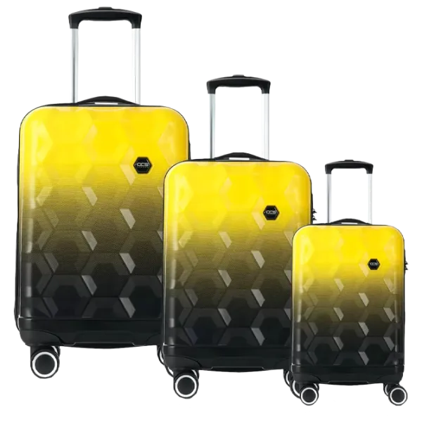 Valiză CCS 5226 105l/ Yellow Black photo 1 Valiză CCS 5226 105l/ Yellow Black photo 1