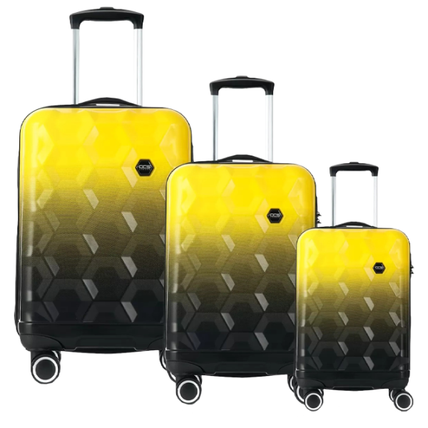 Valiză CCS 5226 105l/ Yellow Black photo 1 Valiză CCS 5226 105l/ Yellow Black photo 1