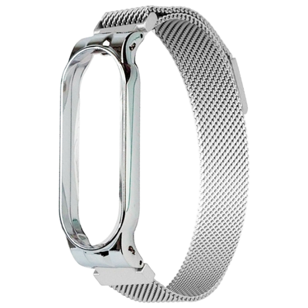 Ремень Mi Band 5 Milanese Металл/ Серебристый photo 1