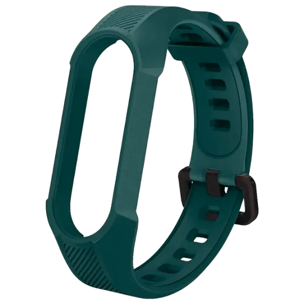 Ремень Mi Band 5 Силикон/ Зелёный Army photo 1