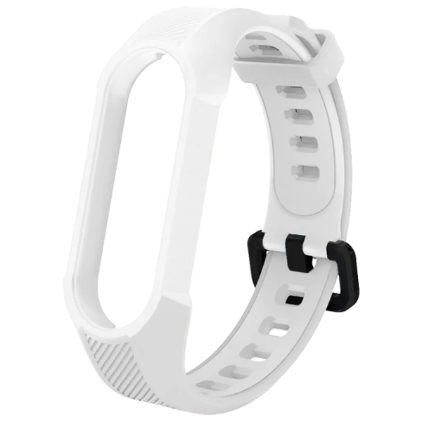 Curelușă Mi Band 5 Opaska Silicon/ White photo 1
