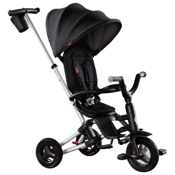 Трицикл Qplay Nova Plus Rubber 25 кг/ Черный photo 1