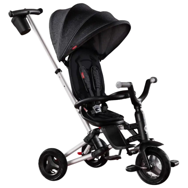 Трицикл Qplay Nova Plus Rubber 25 кг/ Черный photo 1