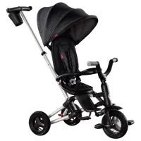 Triciclu Qplay Nova Plus Rubber 25 kg/ Black